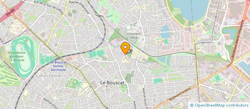 localisation de l'entreprise CVINTERIORS à LE BOUSCAT