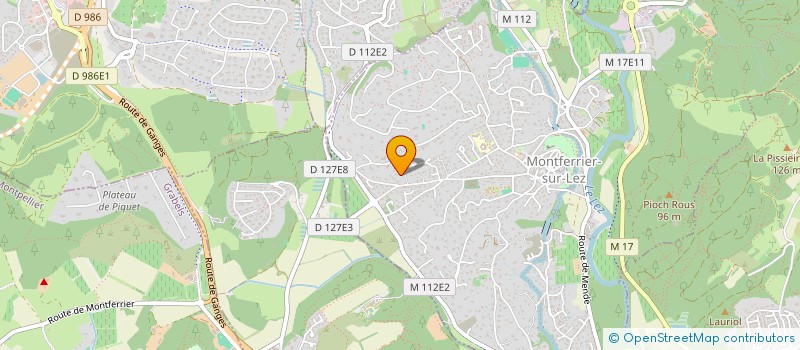 localisation de l'entreprise CVJ  MONTFERRIER-SUR-LEZ