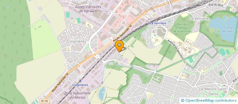 localisation de l'entreprise CVJ à COIGNIERES