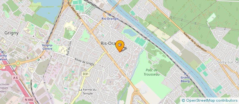 localisation de l'entreprise CVJA à RIS-ORANGIS