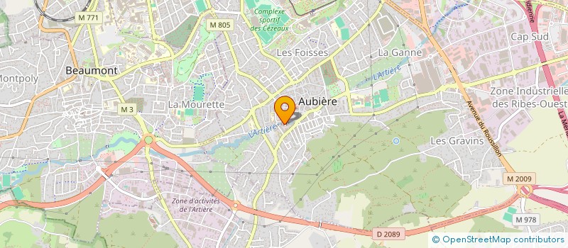 localisation de l'entreprise CVJSD  AUBIERE