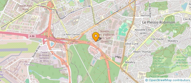 localisation de l'entreprise CVK BAT à CLAMART