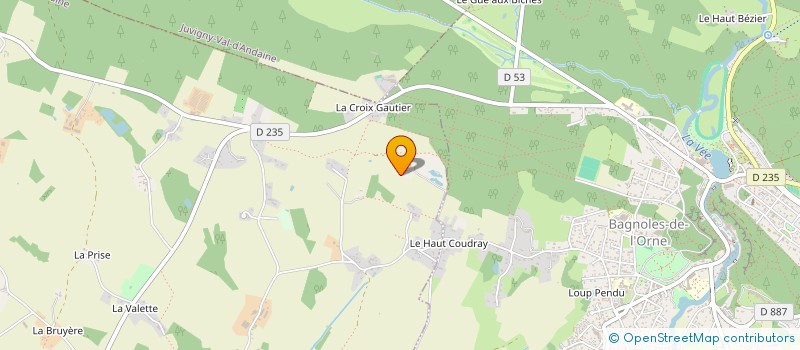 localisation de l'entreprise CVL à RIVES D'ANDAINE