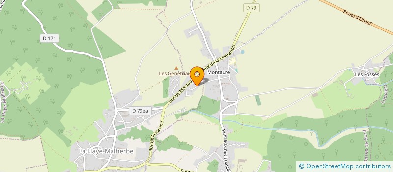 localisation de l'entreprise CVL  LA HAYE-MALHERBE