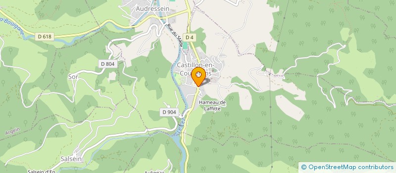 localisation de l'entreprise CVL à CASTILLON-EN-COUSERANS