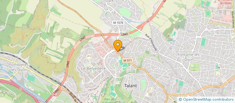 localisation de l'entreprise CVL  DAIX