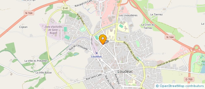 localisation de l'entreprise CVL AVENTURE à LOUDEAC