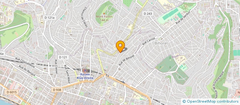 localisation de l'entreprise CVL IMMO à ROUEN