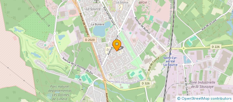 localisation de l'entreprise CVL IMMO à ORLEANS