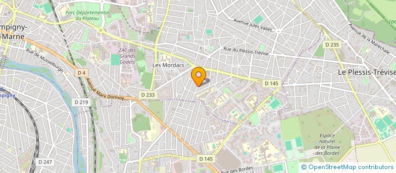 localisation de l'entreprise CVLBP  CHAMPIGNY-SUR-MARNE