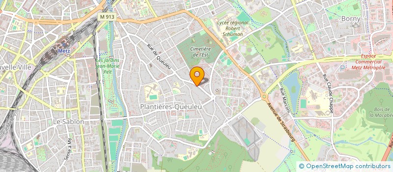 localisation de l'entreprise CVLS ACTIONS  METZ