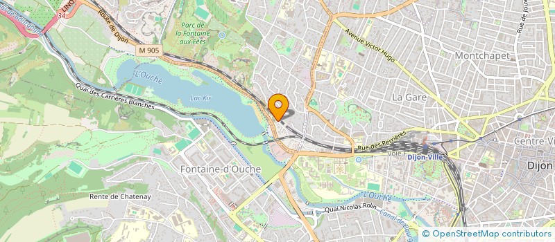 localisation de l'entreprise CVM  TALANT