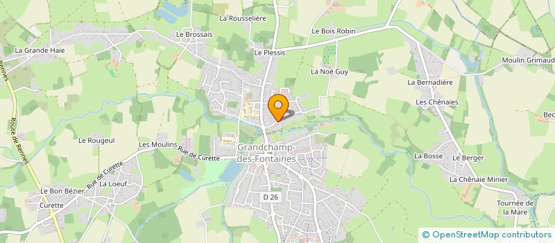 localisation de l'entreprise CVM  GRANDCHAMP-DES-FONTAINES