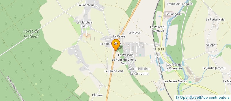 localisation de l'entreprise CVM  SAINT-HILAIRE-LA-GRAVELLE