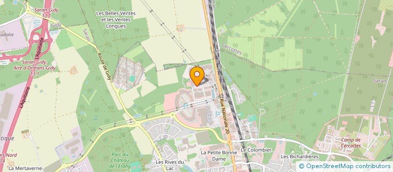 localisation de l'entreprise CVM AGENCEMENTS à SARAN