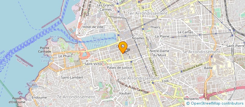 localisation de l'entreprise CVM MARSEILLE à MARSEILLE