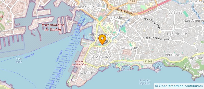 localisation de l'entreprise CVMB  TOULON