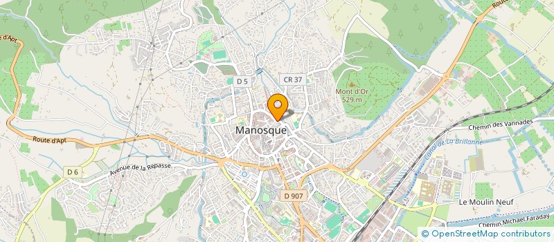 localisation de l'entreprise CVMUSICA à MANOSQUE
