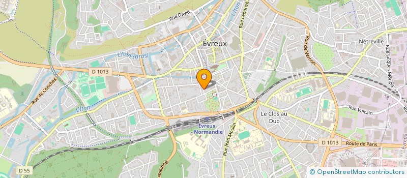 localisation de l'entreprise CVN  EVREUX