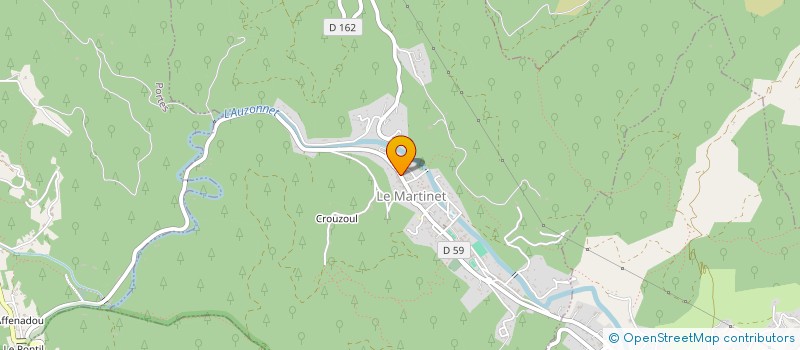 localisation de l'entreprise CVN ARTS  GAGNIERES