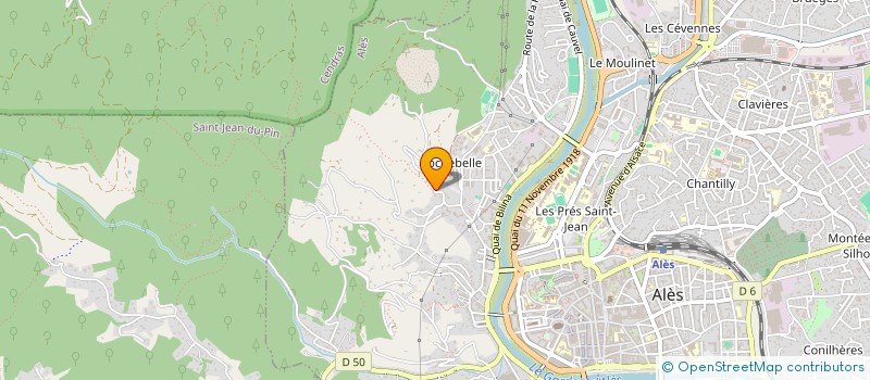 localisation de l'entreprise CVN BAD  ALES