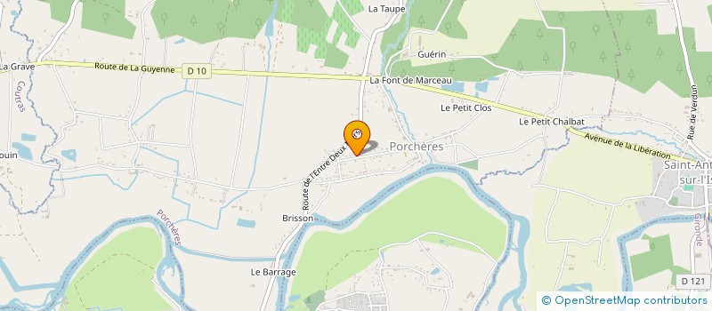 localisation de l'entreprise CVN TAXI AMBULANCES à PORCHERES