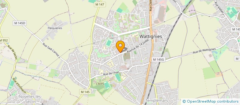 localisation de l'entreprise CVNC  WATTIGNIES