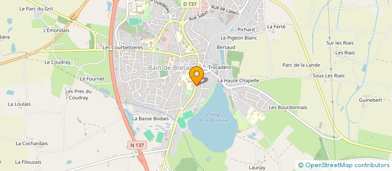 localisation de l'entreprise CVNETTOYAGE à BAIN-DE-BRETAGNE