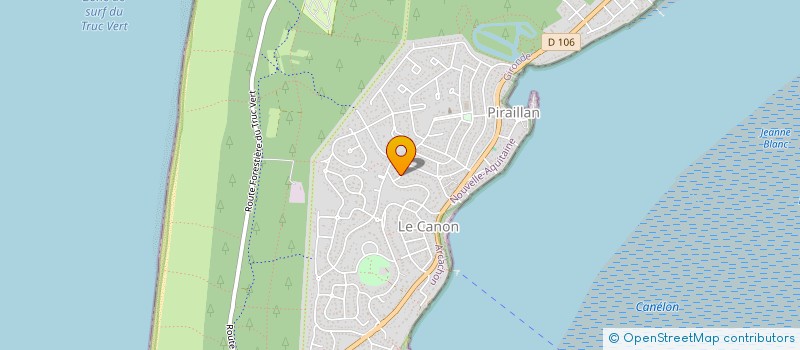 localisation de l'entreprise CVP à LEGE-CAP-FERRET
