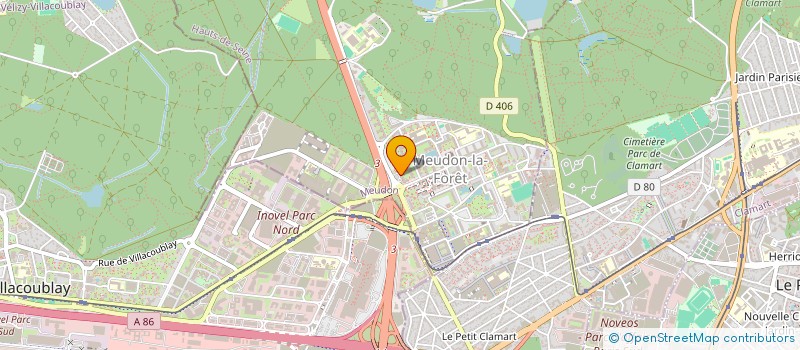 localisation de l'entreprise CVP à MEUDON