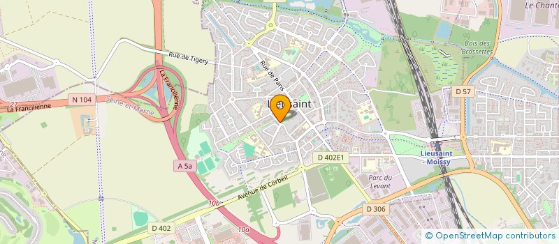 localisation de l'entreprise CVP COMMERCIALISATION VENTE PARTENARIAT  LIEUSAINT