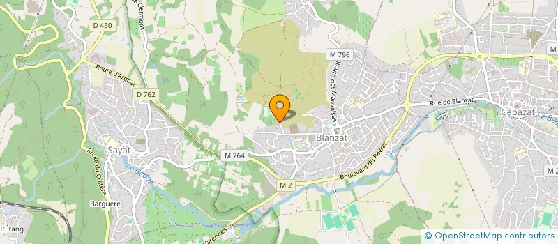 localisation de l'entreprise CVP ENERGIE  BLANZAT