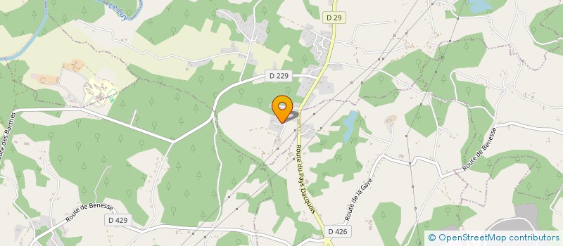 localisation de l'entreprise CVPM  SAINT-PANDELON