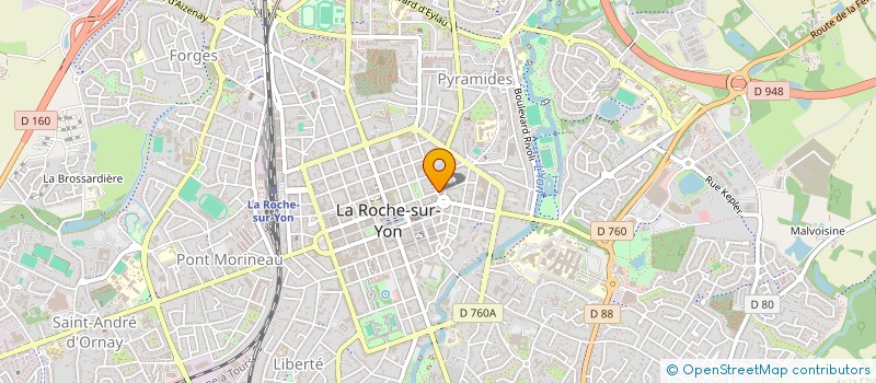 localisation de l'entreprise CVR à LA ROCHE-SUR-YON