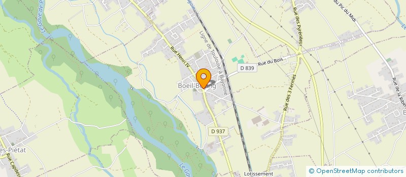 localisation de l'entreprise CVRD  BOEIL-BEZING