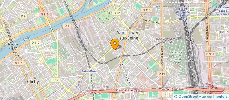 localisation de l'entreprise CVRT à SAINT-OUEN-SUR-SEINE