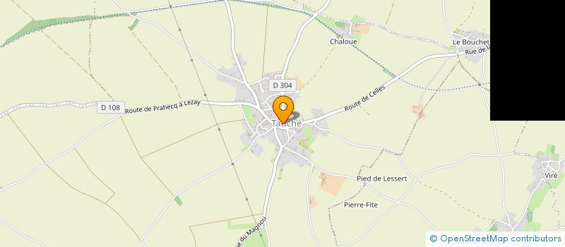 localisation de l'entreprise CVS 3.6  AIGONDIGNE