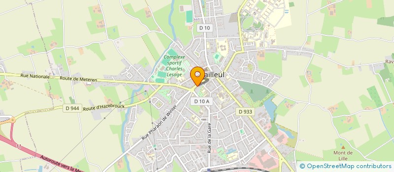 localisation de l'entreprise CVS 3  HAUBOURDIN