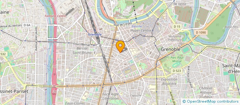 localisation de l'entreprise CVS à GRENOBLE