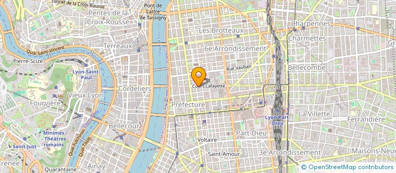 localisation de l'entreprise CVS  LYON