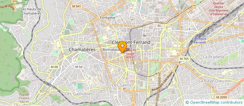 localisation de l'entreprise CVS ASSURANCES  CLERMONT-FERRAND