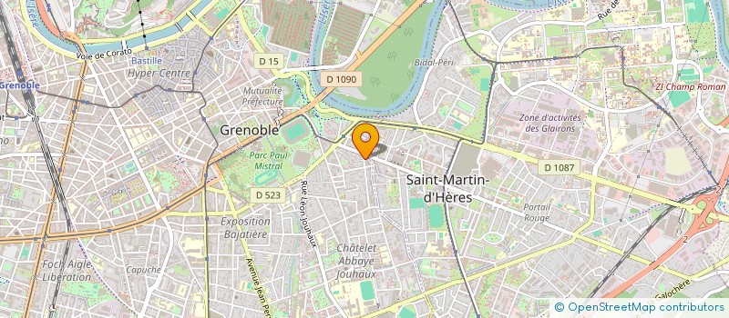 localisation de l'entreprise CVS BIJOUTERIE HORLOGERIE à GRENOBLE