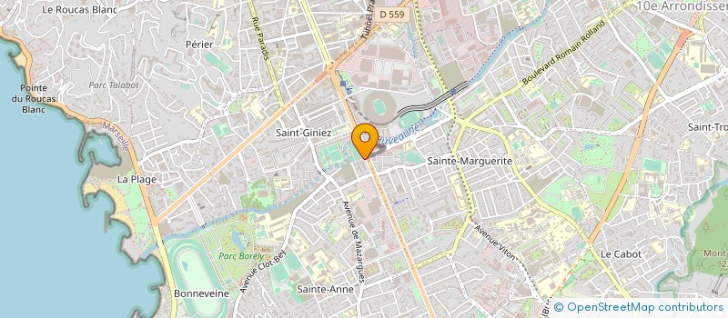 localisation de l'entreprise CVS INTERNATIONAL à MARSEILLE