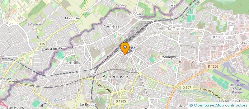 localisation de l'entreprise CVS74  ANNEMASSE