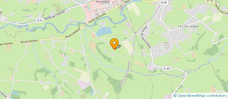 localisation de l'entreprise CVSG IMMO  POUILLY-SOUS-CHARLIEU