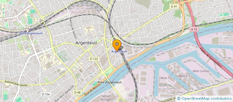 localisation de l'entreprise CVSKA  ARGENTEUIL