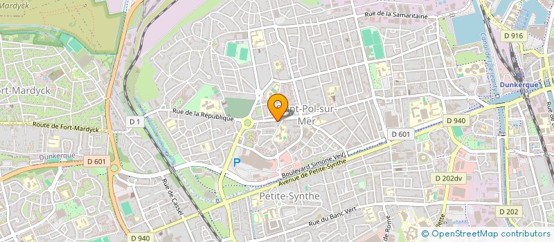 localisation de l'entreprise CVSP à DUNKERQUE