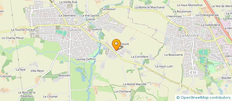 localisation de l'entreprise CVT LOGISTIQUE à GEVEZE