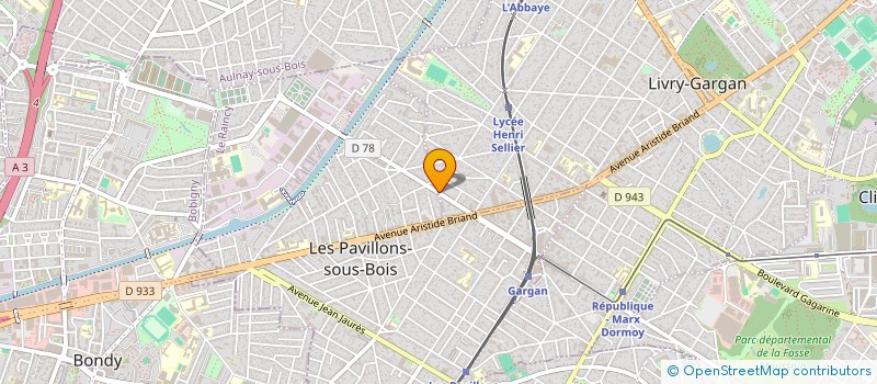 localisation de l'entreprise CVTC  LIVRY-GARGAN