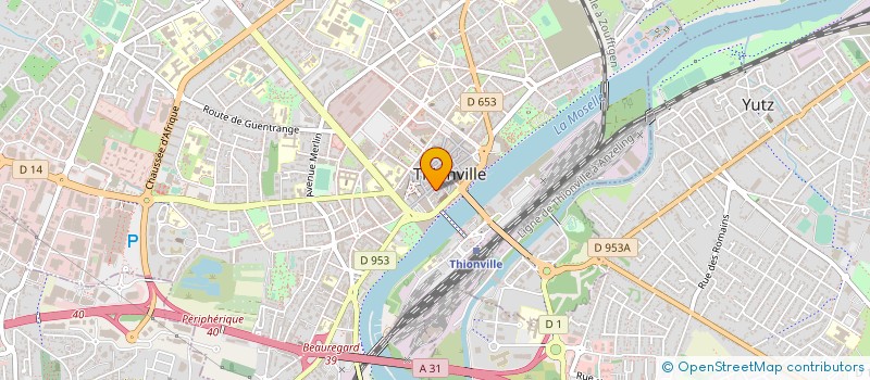 localisation de l'entreprise CVTJ à THIONVILLE